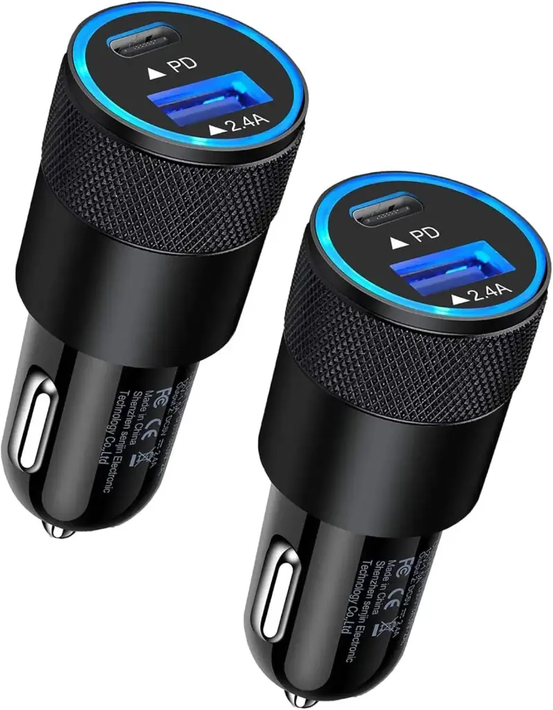 0900-002 ADAPTADOR DE CARRO USB Y TIPO C