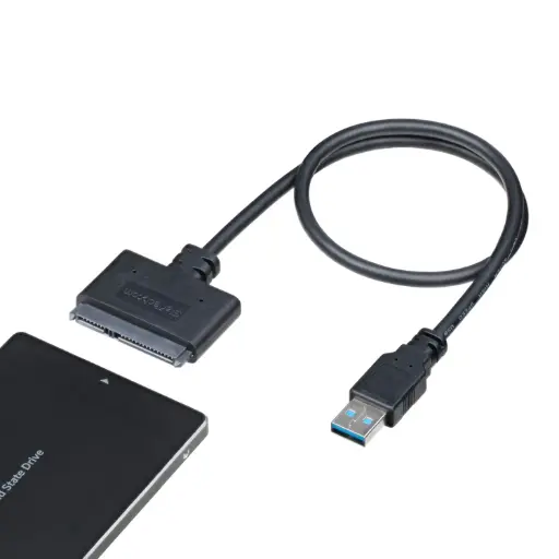 [0900-019] 0900-019 Cable SATA a USB - Adaptador de disco duro SATA III USB 3.0 a 2.5" - Convertidor externo para transferencia de datos SSD/HDD (USB3S2SAT3CB)